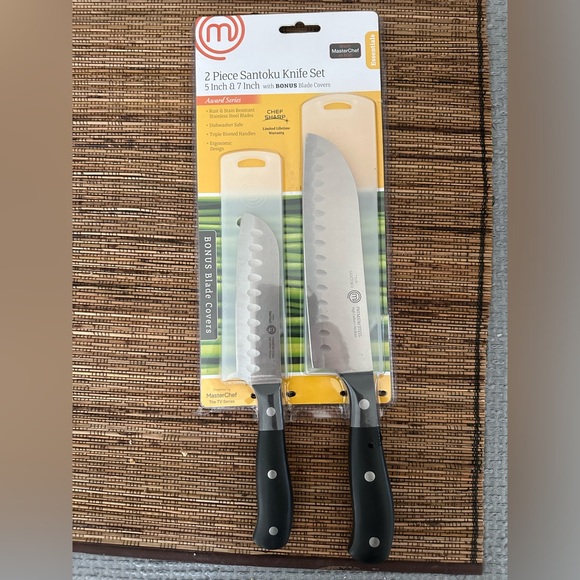 MasterChef 2 Piece Santoku Knife Set - Picture 1 of 6